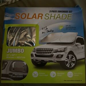 Solar car shade. ✂️